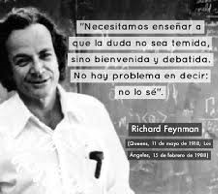 frase RICHARD FEYNMAN